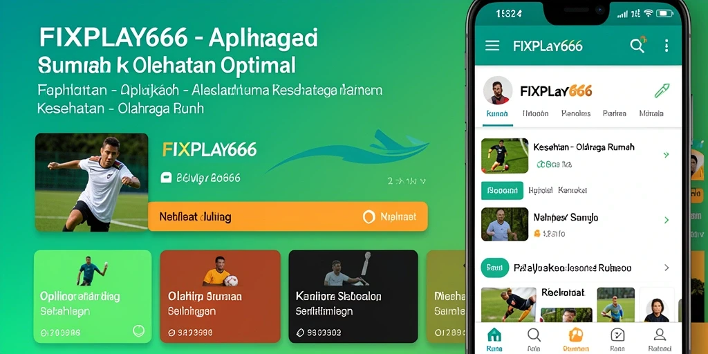 Antarmuka pengguna aplikasi FIXPLAY666 yang menarik dan fungsional.