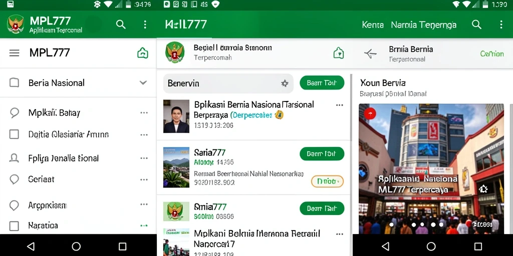 Tampilan antarmuka aplikasi MPL777 yang menarik dan informatif.