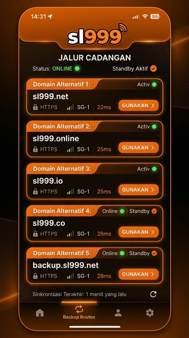 Tampilan link alternatif sl999